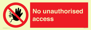 No unauthorised access